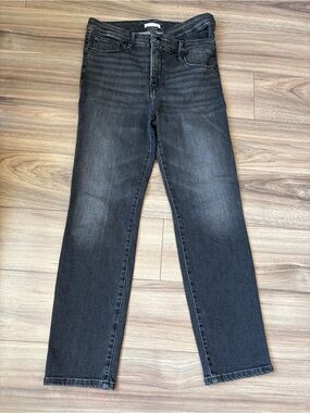 Good American Women's Black Skinny Jeans - Washed Black